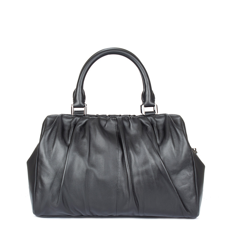 Black Leather TJ Doctor Bag Soft YT 5349910 BLI