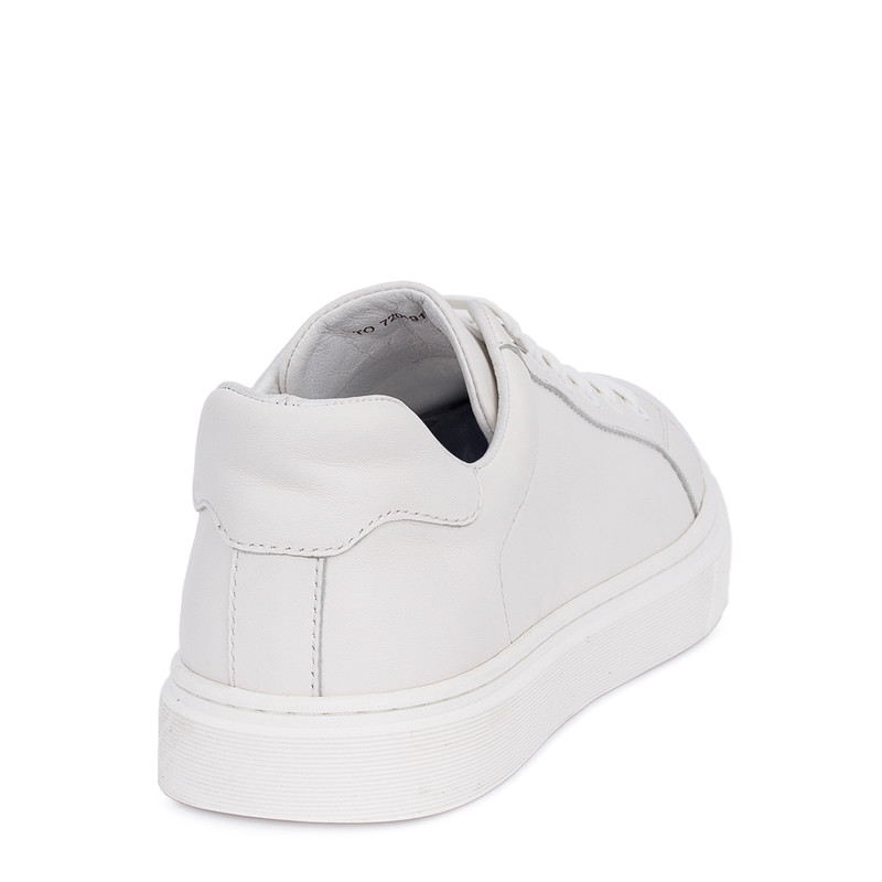 Men's White Leather Keds  TO 7201912 WHT