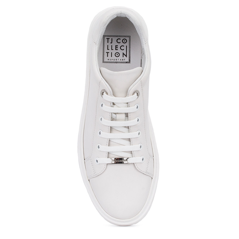 Classic White Leather Keds | TJ COLLECTION