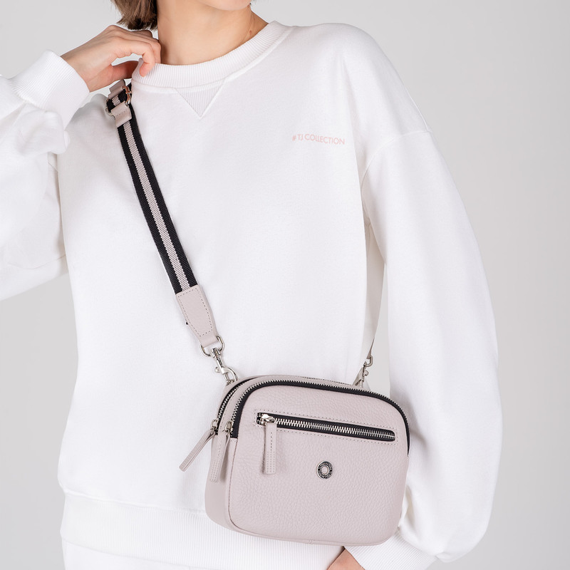 Unisex Light Grey Riva Bag YH 8120912 LGR