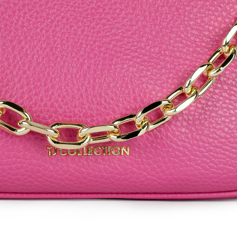 Leather Pink Amalfi bag with a Chain YG 5148813 FXZ