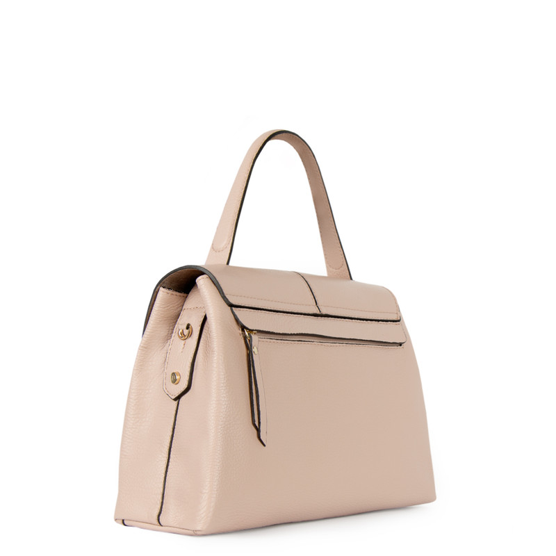 Beige Nice Trapeze Bag  with Top Handle YG 5329913 BGA