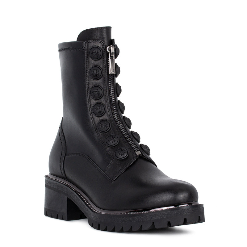 Women's Military Style Autmn Boots GS 5329033 BLE Women's Military Style Autmn Boots GS 5329033 BLE