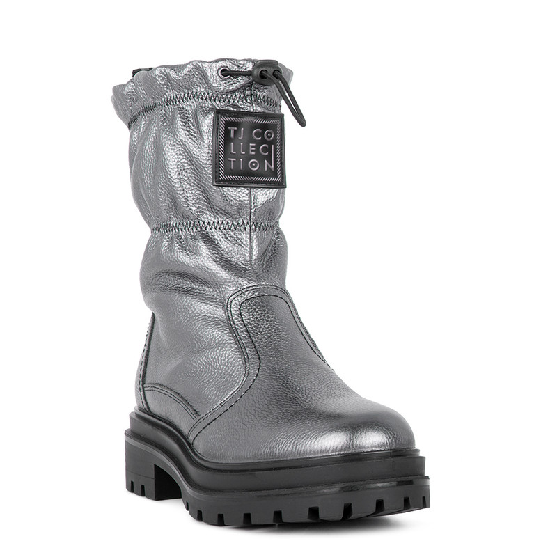 Women's Metallic Leather Winter Boots MP 5518213 DGZ