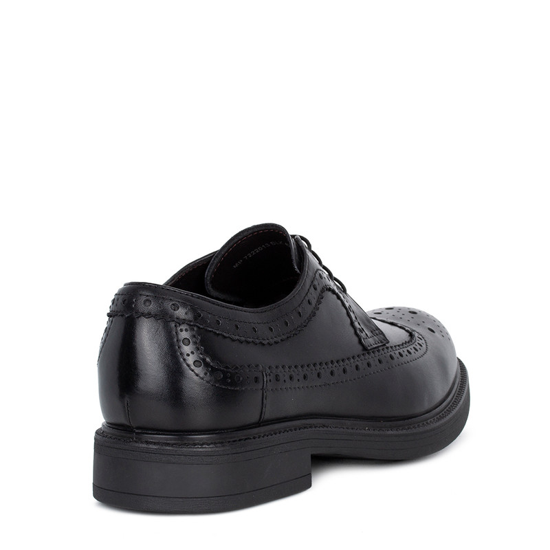 Men's Black Brogue Shoes MP 7222013 BLK