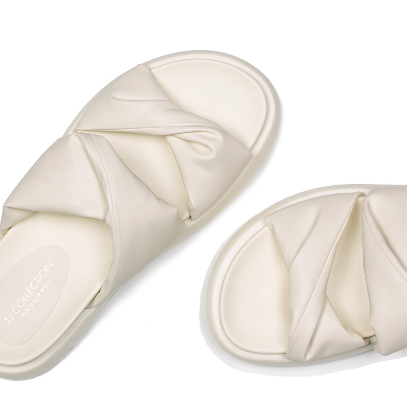 Women's White Eco-Leather Sandals GF 5105024 WHT