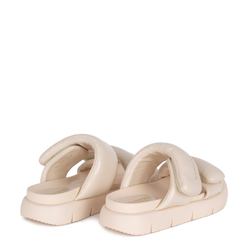 Women's Cream Eco-Leather Sandals GF 5105924 CRP