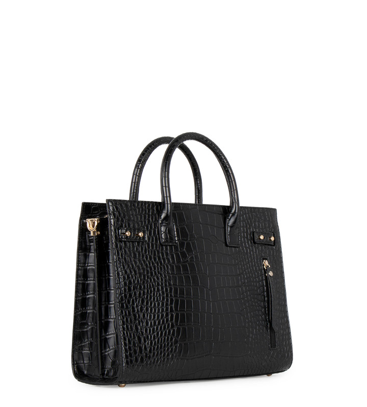 Black Eco-Leather Basel Bag XT 5365924 BLC