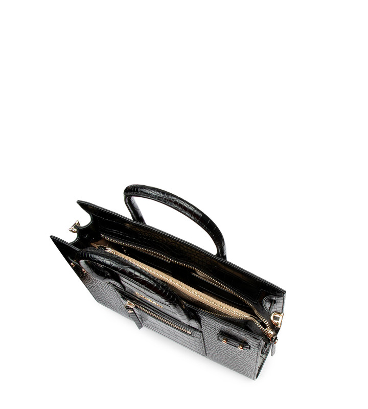 Black Eco-Leather Basel Bag XT 5365924 BLC