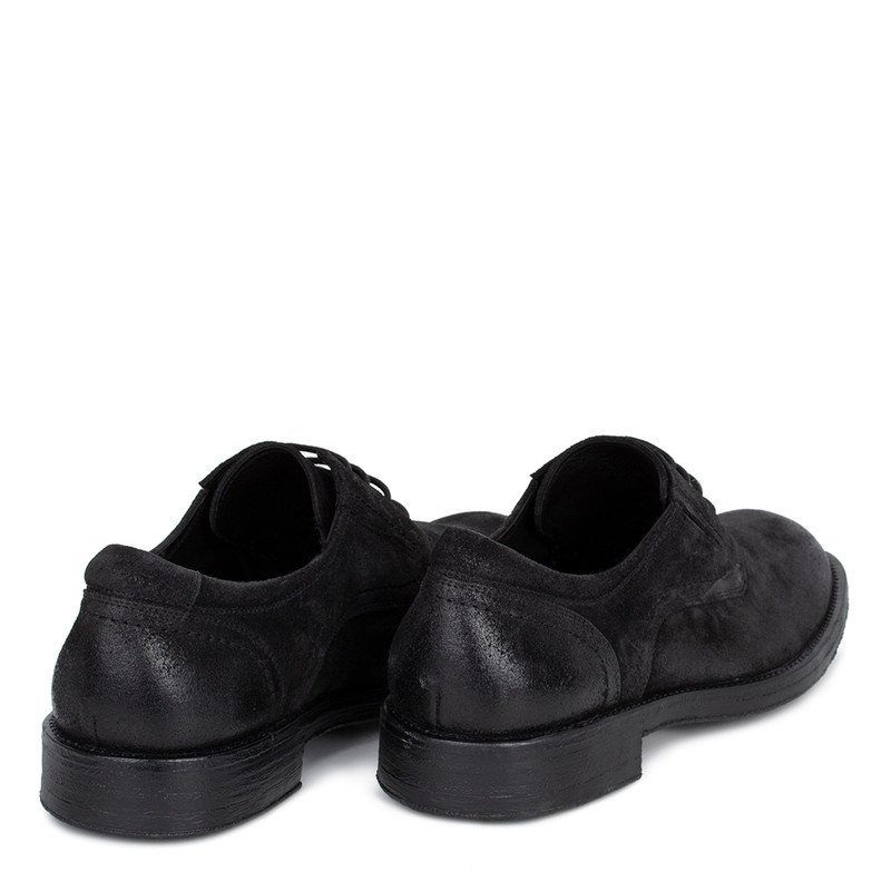 Men's Grey Nubuck Distressed Derby Shoes GK 7220914 DGV Men's Grey Nubuck Distressed Derby Shoes GK 7220914 DGV