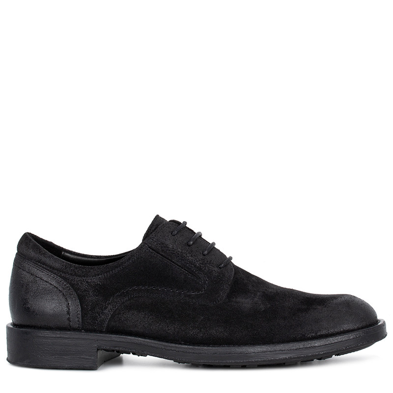 Men's Grey Nubuck Distressed Derby Shoes GK 7220914 DGV Men's Grey Nubuck Distressed Derby Shoes GK 7220914 DGV