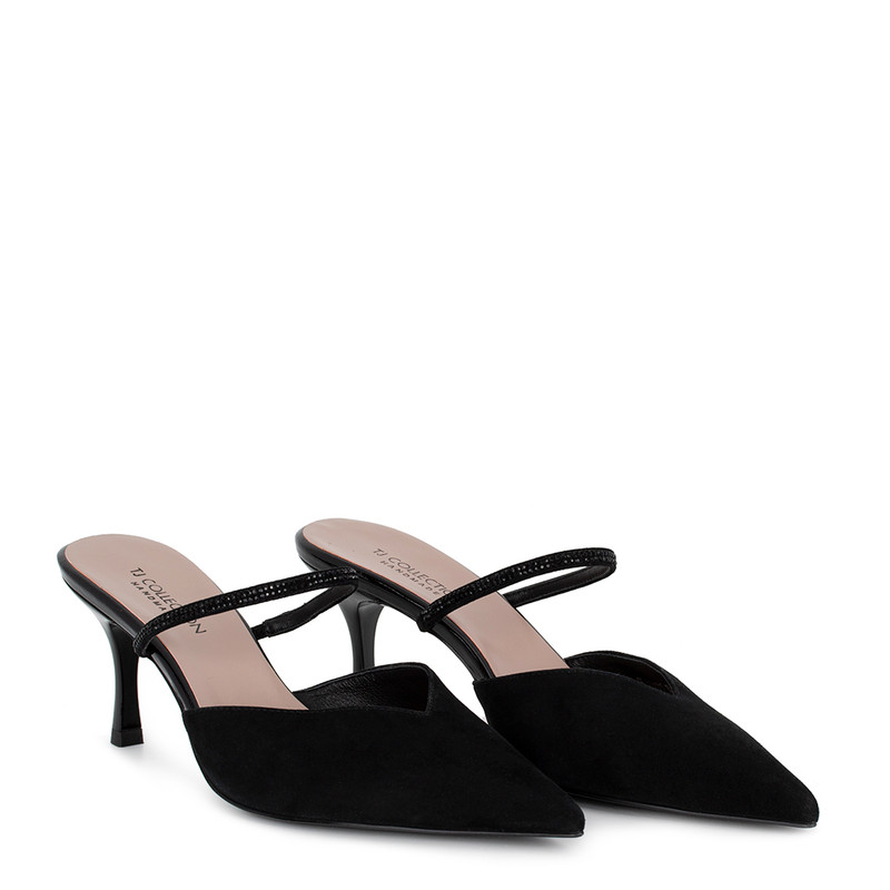 Women's Black Mules GF 5168015 BLS