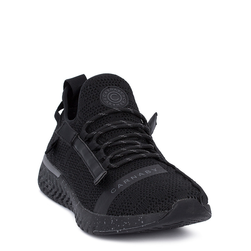 Men's Black Flyknit Sneakers GU 7114822 BLK
