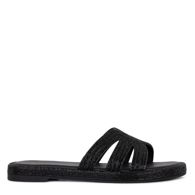 Women's Leather Black Sandals GW 5103925 BLZ