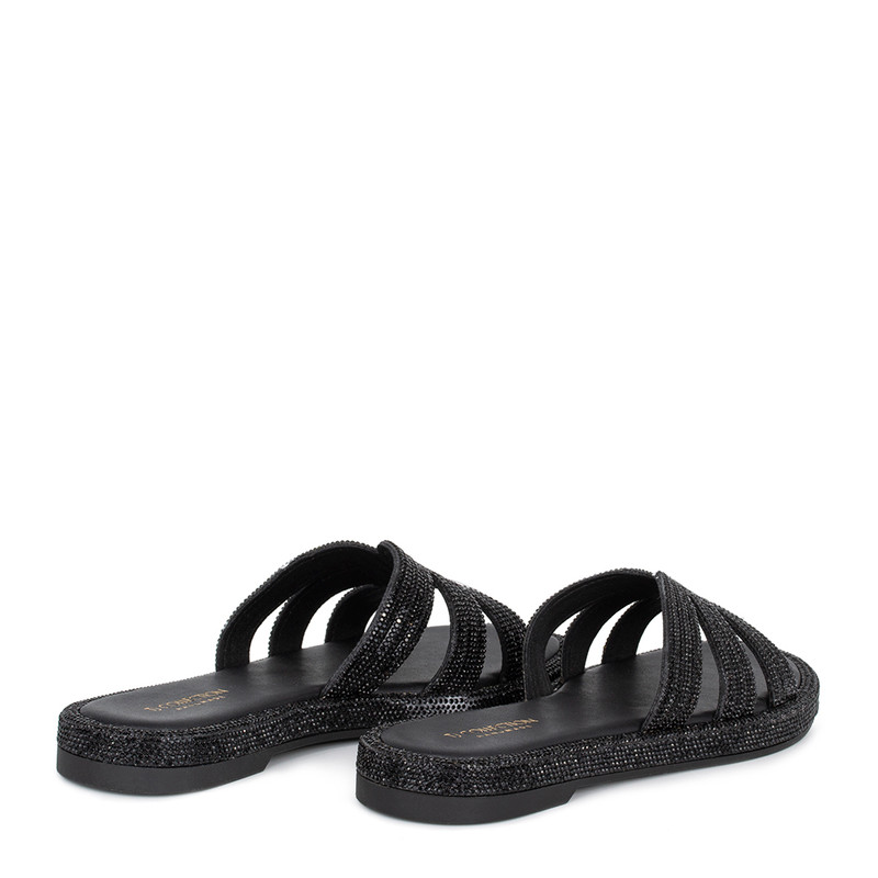 Women's Leather Black Sandals GW 5103925 BLZ