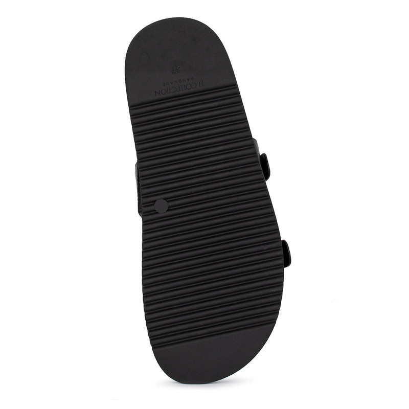 Women's Double Strap Black Sandals GW 5110815 BLK