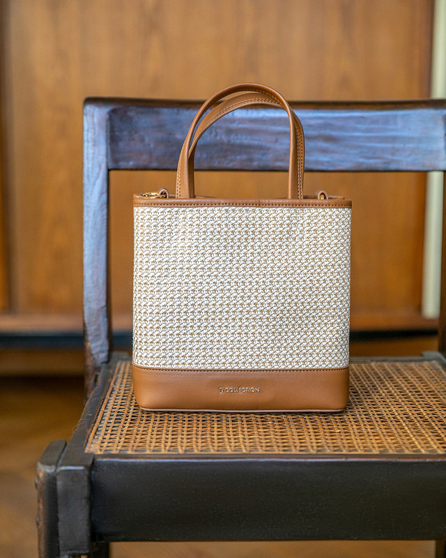 Women's Mixed Material Cremona Bag YJ 5213925 CMB