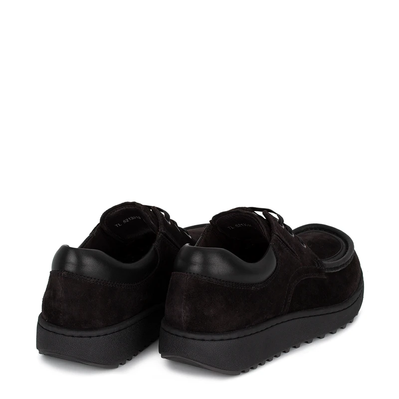 Women's Dark Brown Leather Moccasins TL 5213915 DBS