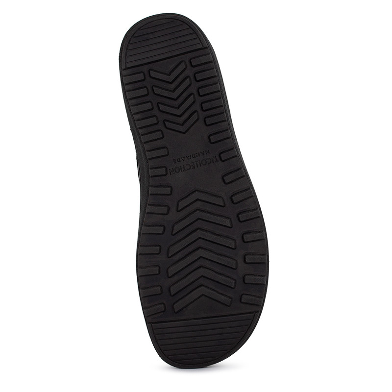 Men's Black Leather Moccasins TL 7213915 BLI