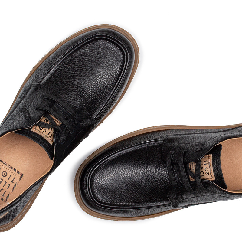Women's Black Wallabee Shoes TO 5208015 BLI