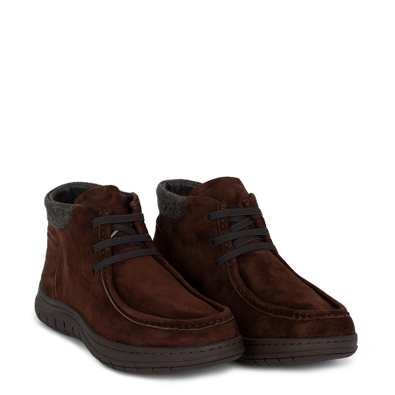 Women's Brown Suede Shoes TO 5308715 BRS