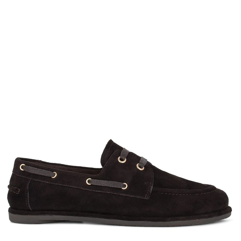 Dark Brown Suede Unisex Topsiders GB 5208916 DBS