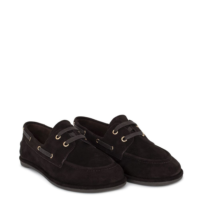 Dark Brown Suede Unisex Topsiders GB 5208916 DBS