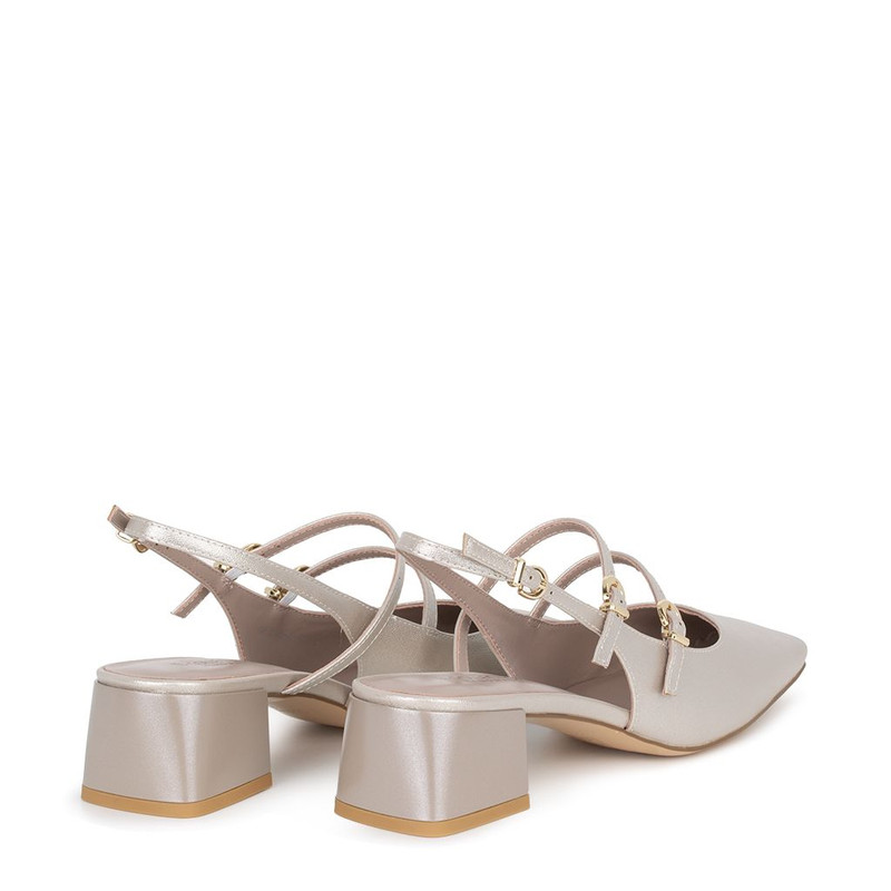 Platinum Heels with Straps GF 5145026 PLZ