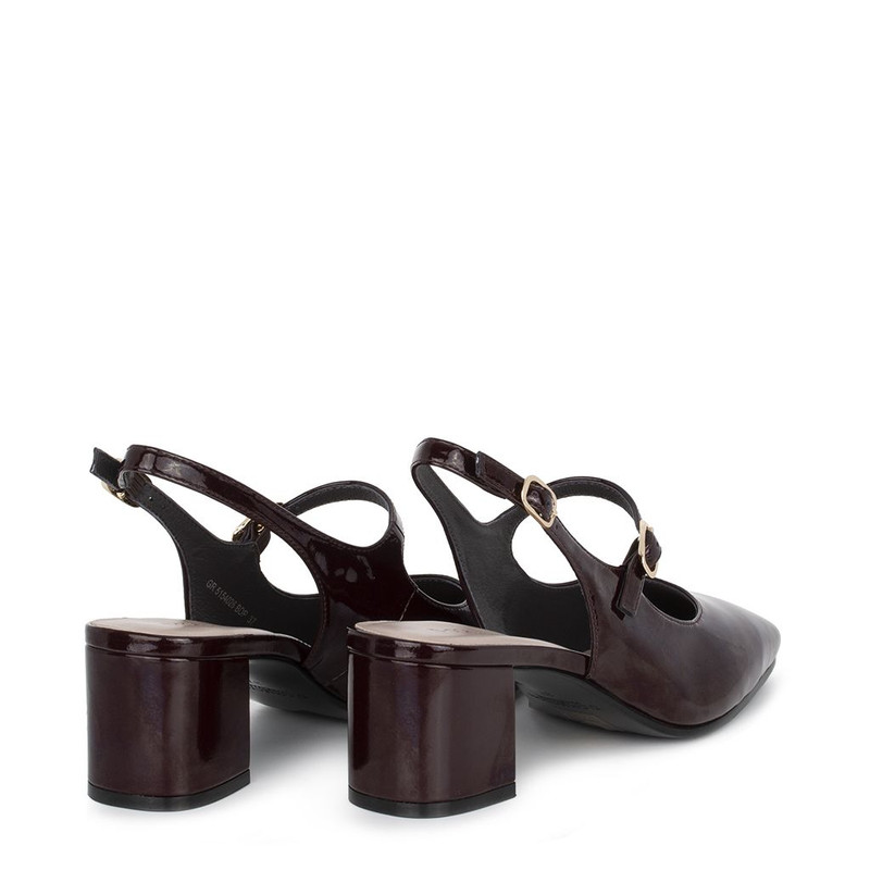 Burgundy Patent Leather Heels GR 5154026 BDP