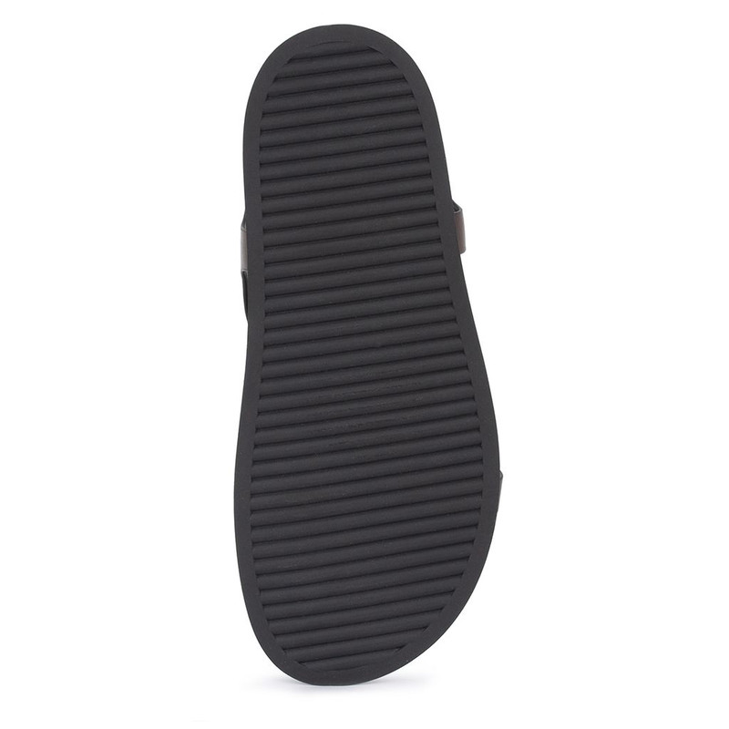 Brown Leather Greek-Style Sandals GW 5109916 DBR