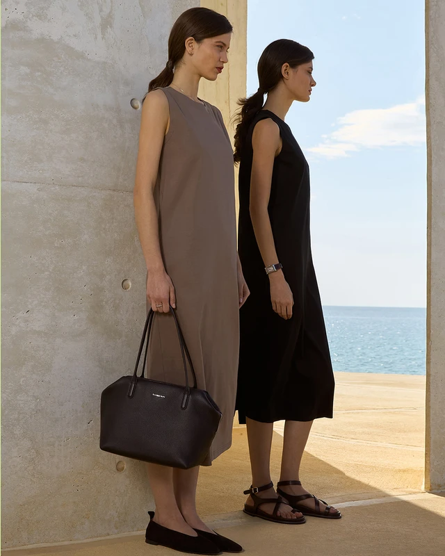 Brown Leather Bowler Bag YJ 5428516 DBI