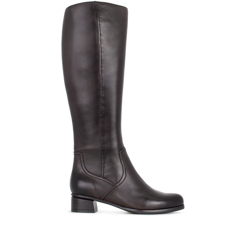 Women's Brown Leather Boots GP 5434516 BRI