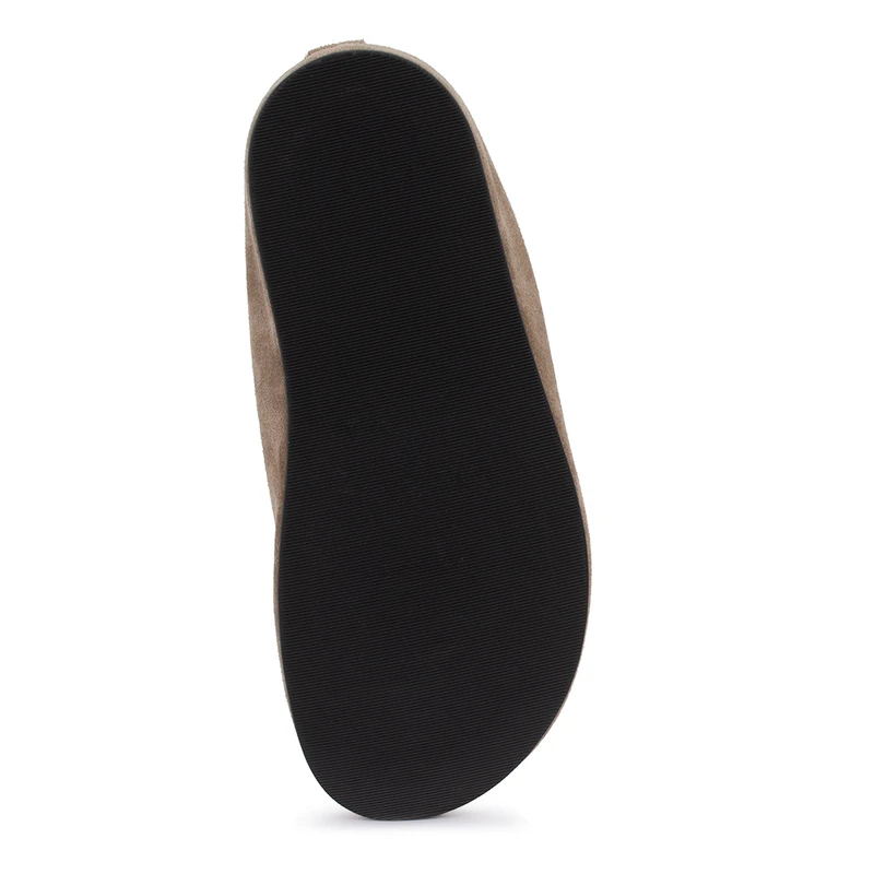 Women's Beige Suede Clogs GQ 5102017 TPS