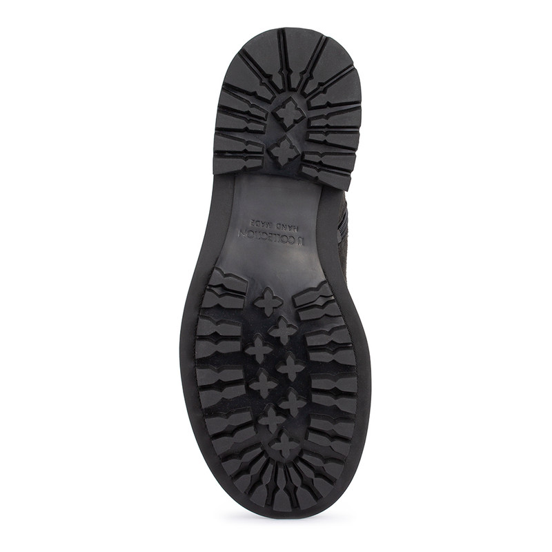 Women's Grey Suede Boots GS 5425516 DGS
