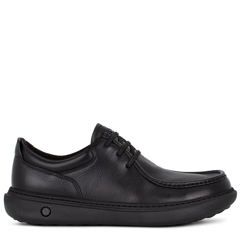 Men's Black Soft Moccasin Shoes TL 7215816 BLI