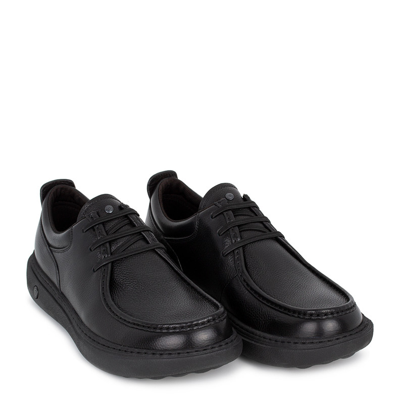 Men's Black Soft Moccasin Shoes TL 7215816 BLI