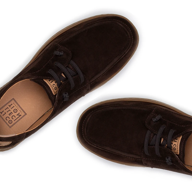 Unisex Brown Suede Wallabees TO 5208016 DBS