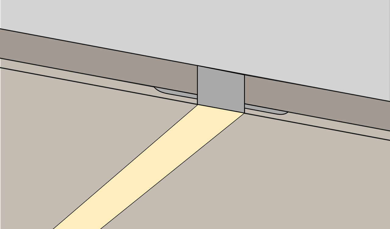 Less Than Depth of Drywall