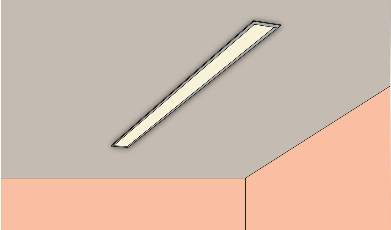 Linear Recess with Flange/Trim