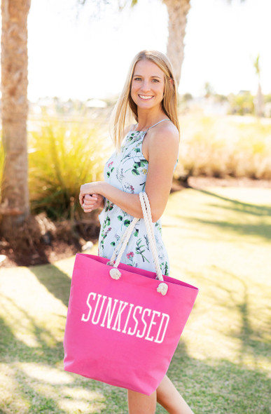 Sunkissed Hot Pink Castaway Tote