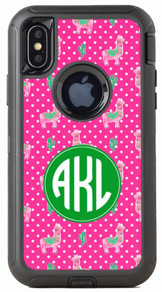 Llama Polka Dot OtterBox® Defender Series® Phone Case