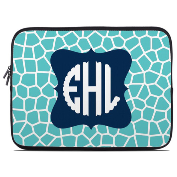 Giraffe Print Laptop Sleeve