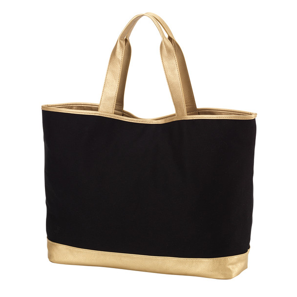 Black Cabana Tote Bag