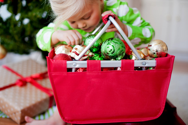 Red Mini Market Tote