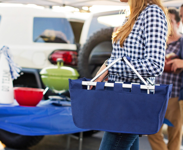 Navy Market Tote