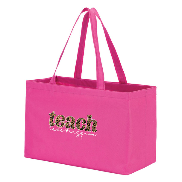 Teach, Love, Inspire Hot Pink Ultimate Tote