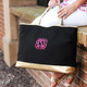 Black Cabana Tote Bag