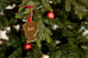 Gold Boy Silhouette Mirrored Acrylic Ornament