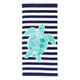 Turtle Stripe Beach Towel