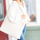 Textured Ivory Audrey Purse